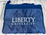 Liberty University Flames Navy Blue Zip Up Stadium Blanket Seat Cushion New!. Fixed Price $25.46.