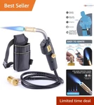 Map Gas Torch Kit Brass 71 Inch Hose Adjustable Flame Weld Solder Hvac. Fixed Price $74.99.