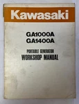 Kawasaki 99924-2012 Portable Generator Workshop Manual GA1000A, GA1400A. Fixed Price $20.00.