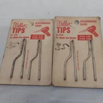 Vtg. Weller Soldering Gun Tips No. 8125 Pack Of Nos D440,8100,8100B 8200. Fixed Price $20.00.