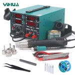 Yihua 853D 3-IN-1 Soldering Station 15V 2A Usb Dc Power Supply Rework. Fixed Price $147.60.
