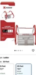 Kidde Fire Escape Ladder, 3-STORY Rope Extends 25-FEET, Multicolor. Fixed Price $24.00.