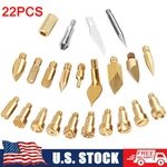 22PCS Pyrography Wood Burning Tips Tool Carving Iron Burner Soldering Embossing. Fixed Price $11.48.