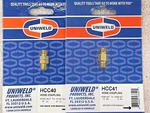 Uniweld Welding Hose Fuel & Oxygen, Connectors, "a A", Part# HCC40 HCC41. Fixed Price $29.95.