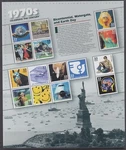 Us 1999 Celebrate The Century 1970S Sheet Sg 3705-3719 Mnh Mint F026. Fixed Price $6.71.