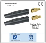 Welding Cable Connector 2-MPC-M Tweco Compatible Male 1/0-2/0 Twist Lock 2PK. Fixed Price $29.00.
