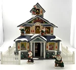 Holiday Classics Animated Musical & Lighted Santa's Workshop 1992 Tested Toymake. Fixed Price $58.68.