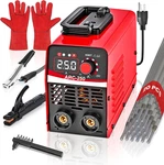Wrdlosy-mini Portable Stick Welder 250AMP, 110V Welding Machine With 20PCS Rods. Fixed Price $75.06.