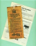 Mossberg Model 144 Factory Owners Instruction Sheet Manual Reproduction. Fixed Price $9.95.