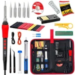 Soldering Iron Kit 60W Led Display Digital Pen 21-IN-1 Fast Heat. Fixed Price $38.02.