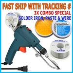 New Electric Auto Soldering Iron Gun Kit Hand-held Tweezers Wires Welding Tool. Fixed Price $13.95.