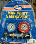 Brand New Sealed Uniweld QAL5SM Refrigerant 2-VALVE 5-FOOT Hoses Brass Manifold. Fixed Price $60.00.