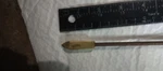 Vintage Solid Brass. Soldering Iron With Steel Shaft. Nice Lightweight.. Fixed Price $16.00.