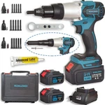 2IN1 Electric Rivet/rivet Tool, Cordless Gun For NUTS(1/4", 5/1.... Fixed Price $317.25.