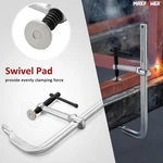 Maxpower Heavy Duty F Clamp 12-INCH 4-3/4-INCH (300 120MM Throat), Pa. Fixed Price $97.90.