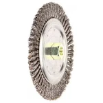 Weiler 94104 Twist Wire Wheel Brush, Threaded Arbor. Fixed Price $31.69.