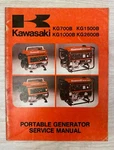 Kawasaki 99996-0019-03 Svc Manual Portable Generators KG700B/1500B/1000B/2600B. Fixed Price $22.40.