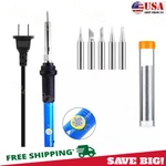 Soldering Iron Electric Gun Adjustable Temperature 60W Welding Wire Kit. Fixed Price $8.36.
