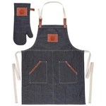 Chicago Cubs Grill Apron And Glove Set. Fixed Price $84.99.