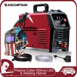 Arccaptain 55A Non-touch Pilot Plasma Cutter Led Display +welding Helmet Kit. Fixed Price $259.99.
