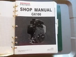 Honda GX100 Engine 2001 Factory Genuine Shop Owner's Manual Oem 61Z0D00. Fixed Price $32.99.