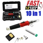 HS-1115K Portable Butane Gas Soldering Iron Kit 10 Welding Torch Pen. Fixed Price $29.99.