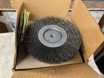 Weiler 01075 6" Narrow Crimped Wire Wheel, .014 Dia, (TLN-6), Box Of 10, Nos. Fixed Price $158.00.
