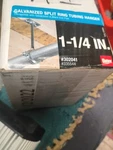 10-PACK Oatey 1-1/4" Galvanized Split Ring Pipe Hangers 335544 W/bolts, Nib. Fixed Price $24.99.