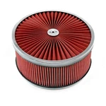 Pontiac Hi Flow Chrome Air Cleaner Drop Base 14X6" 326 350 389 400 428 455 Kit. Fixed Price $181.85.