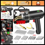 Cordless Plastic Welder Kit 200W Usb Rechargeable 5000MAH Hot Stapler 1200PCS. Fixed Price $52.99.