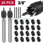 26PC 3/8" Double Sided Spot Cutter Remover Drill Bit Welder Rotary Kit. Fixed Price $22.89.