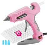 Pink Hot Glue Full Size, 60W/100W Dual Temp Gun, Fast Heating Heavy .... Fixed Price $30.34.