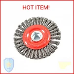 Forney 72760 Wire Wheel Brush, Stringer Bead Twist With 5/8-INCH-11 Threaded Arb. Fixed Price $26.21.