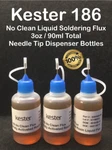 90ML/3OZ Total 30ML/1OZ Needle Tip Kester 186 Rma No Clean Liquid Rosin Flux. Fixed Price $15.65.