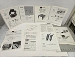 Vintage Sears Craftsman Owner Manual Lot Of 10 Motor Router Rotary 113. Fixed Price $31.96.