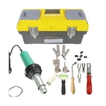 GO2HOME 1600W Plastic Welder Kit Hot Air Gun Complete Tool Set Hand He.... Fixed Price $193.74.