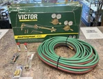 0384-0807 Victor Journeyman 450 Torch Kit Set With Regulators W/hoses. Fixed Price $499.99.