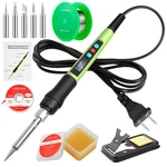 Soldering Iron Kit, 100W Led Digital Gun Kits With Ceramic Heater, Adj.... Fixed Price $24.22.