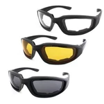 3 Pair Motorcycle Riding Glasses Padding Goggles Uv Protection Dustproof Wind.... Fixed Price $22.39.