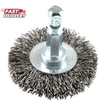 Forney 72725 Wire Wheel Brush, Coarse Crimped With 1/4-INCH Hex Shank, 1-1/2-INC. Fixed Price $13.43.