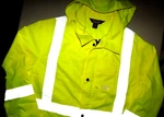 Gravel Gear Hooded -3M Scotchlite Reflective Yellow Jacket Mens Medium V920. Fixed Price $9.26.