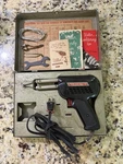 Weller 8250A Vintage Soldering Gun Kit With Metal Case And Parts Manuals. Fixed Price $44.95.