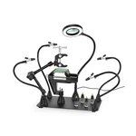 Magnetic Helping Hands Soldering Third Hand, Pcb Circuit Board Holder With 3X.... Fixed Price $115.82.