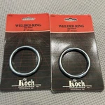 Two Koch Welded Rings Zinc Played 2 (51 Mm) New. Fixed Price $14.99.