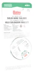 Oatey 53014 Solid Wire Solder 50% Tin Lead 4OZ 0.125 Dia General Repair. Fixed Price $11.95.