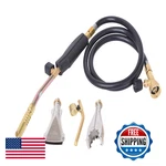 Flame King Propane Gas Torch 6000 Btu Kit W/ 3 Burners For Melting Brazing Gold. Fixed Price $48.10.
