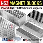 N52 Super Strong Rare Earth Neodymium Magnet Blocks Squares Thin Small Large. Fixed Price $84.50.