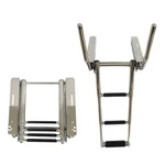 Marine City 4 Step Under Platform Ladder 316 Stainless Steel W/ Handrail. Fixed Price $326.83.