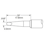 Metcal SSC-639A 600 Series .016IN. X .70IN. Mini-hoof Cartridge. Fixed Price $53.06.