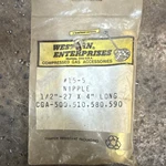 Western Enterprises Nipple CGA-500 510 580 590 Item Type Mpn 15-5. Fixed Price $9.44.